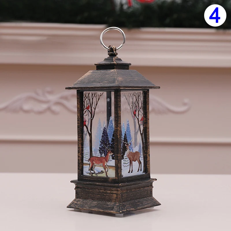 Рождественский подсвечник светильник лампа для дома вечерние декор C66 | Дом и сад