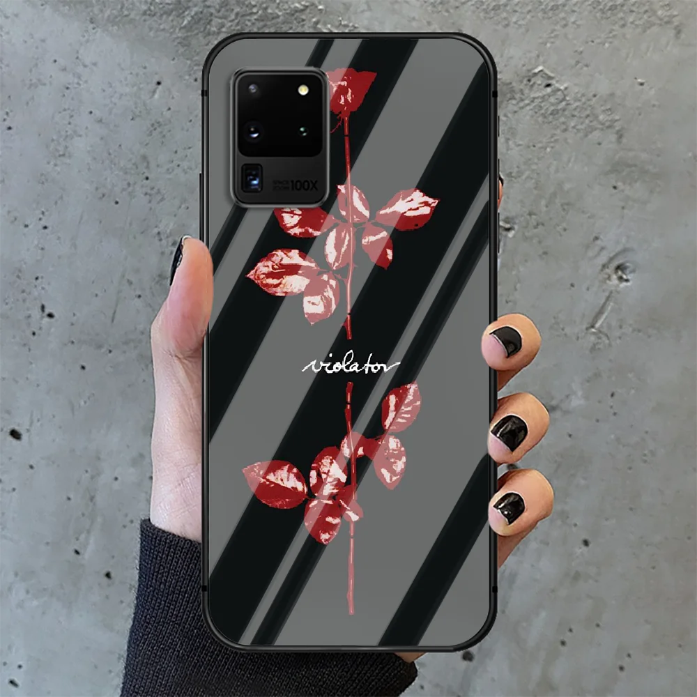 

DM Depeches Mode Dave Gahan Phone Tempered Glass Case Cover For Samsung Galaxy S Note 5 6 9 10 10E 20 21 FE Plus Uitra Pretty