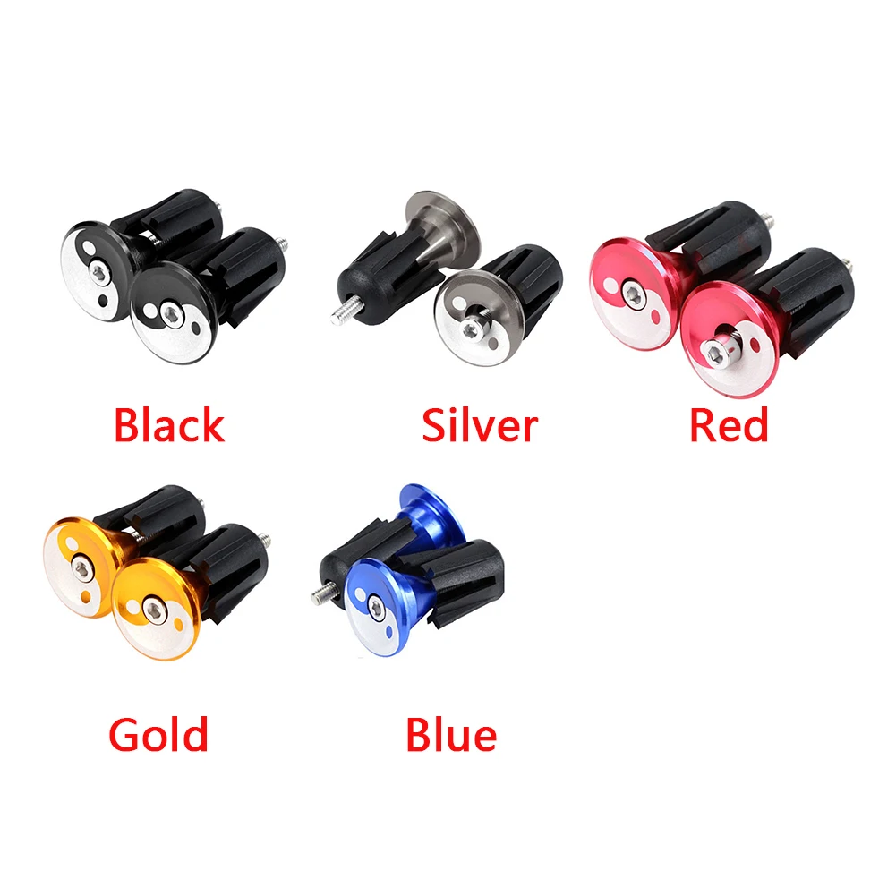 1 пара конец Вилки затворы конца велосипедов Кепки ручки Алюминий Прочный