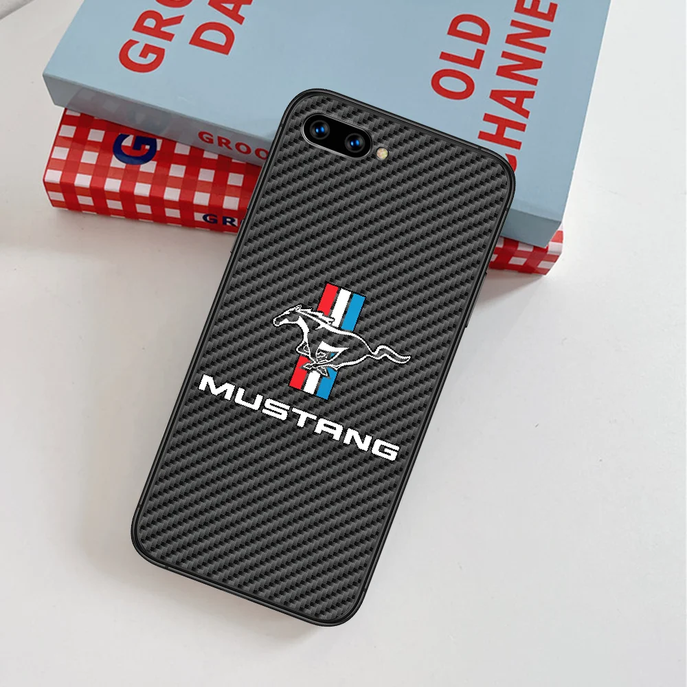

Mustang Sport Car Cool Phone Case For Huawei Honor 6A 7A 7C 8 8A 8X 9 9X 10 10i 20 Lite Pro Play black Shell 3D Prime Painting