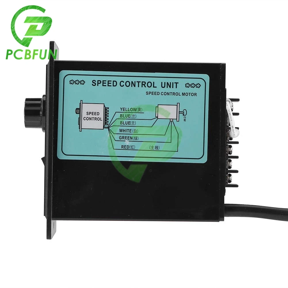 400W AC 220V 50/60Hz мотор Скорость регулятор вперед или назад Регулятор Редуктор для