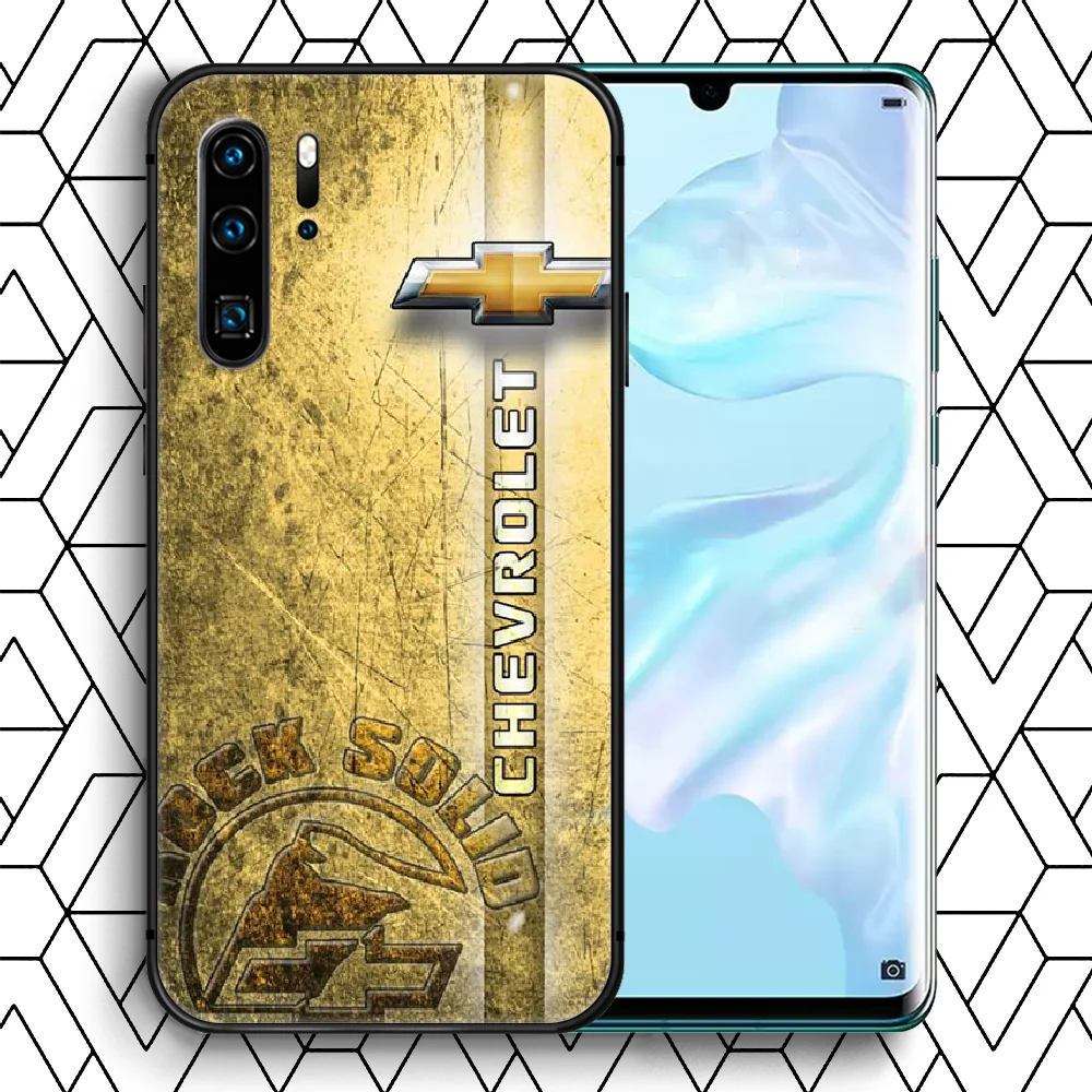 

Chevrolet Phone Case For Huawei P Mate Smart 10 20 30 40 Lite Z 2019 Pro black Prime Painting Funda Silicone Back Soft Etui 3D