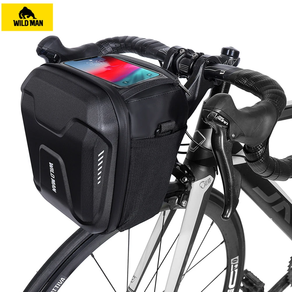 

WILD MAN Bicycle Bag Handlebar WILD MAN Rainproof MTB Bicycle Handlebar Bag Electric Travel Scooter Camera Pouch Multi-function