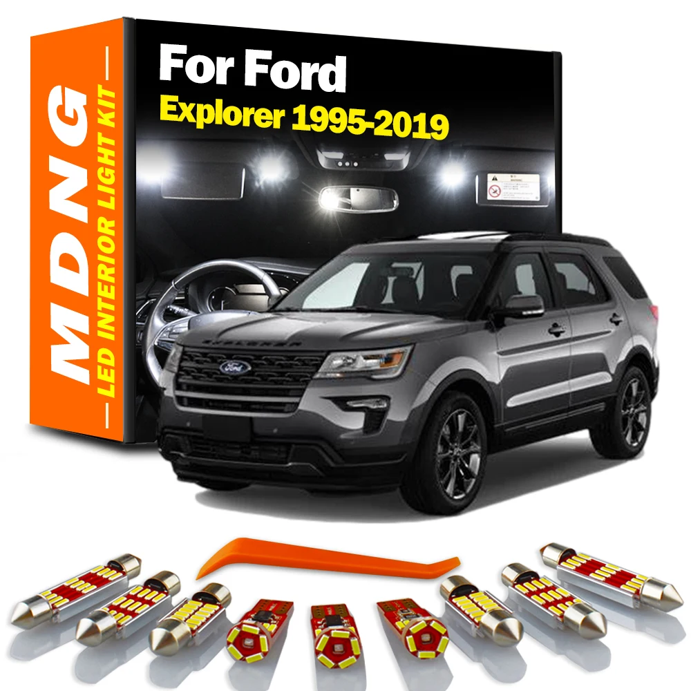 Ярсветильник комплект MDNG для 1995-2016 2017 2018 2019 Ford Explorer Map купольная лампа номерного