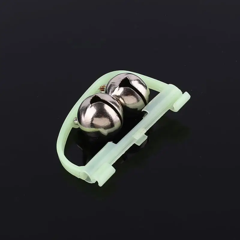 

10PCS Twin Bell Fishing Bite Sound Alarm Outdoor Night Fishing Clip Accessory