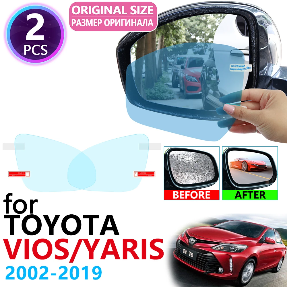 Для Toyota Vios Yaris Belta Soluna xp40 xp90 xp150 2002 ~ 2019 полное покрытие зеркало заднего вида