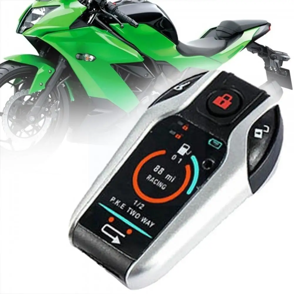 

Motorcycle Anti-theft Device Two-way Alarm Automatically Locks Start One And The Unlocks Flameout To Function O3i9