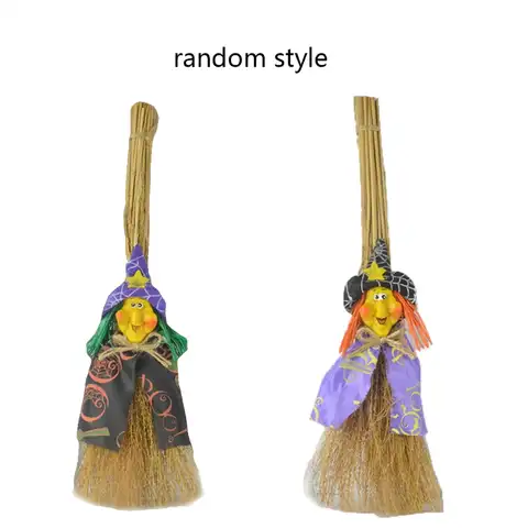 Хэллоуин, ведьма, метла, дом с привидениями, семейство, Хэллоуин, брошь