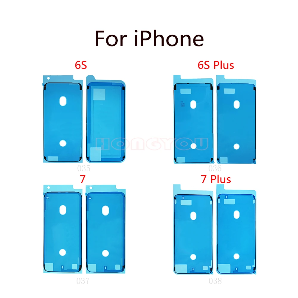 10 шт./лот уплотнительный клей водонепроницаемая наклейка для iPhone 7 8 6S Plus клейкая