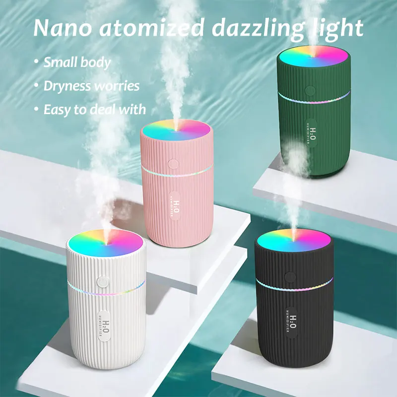 

Aromatherapy Air Humidifier 220ml Universal Car Essential Oil Diffuser USB Cool Mist Maker Purifier LED Home Office Diffuser