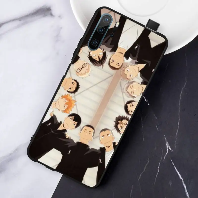 

haikyuu Volleyball Boy Anime Japan Phone Case For Huawei honor Mate P 10 20 30 40 i 9 8 pro x Lite smart 2019 nova 5t