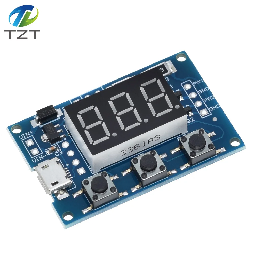 Постоянный ток 5 30V/Micro Usb 5V Мощность независимый генератор PWM 2 канала