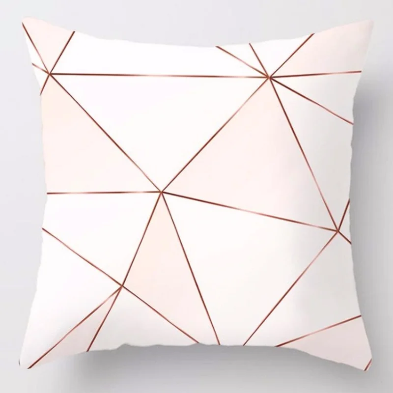 

Pink Polyester Peach Skin Pillowcase Bedroom Single-sided Pillowcase Decoration Sofa Cushion Cover Interior Decoration Cushion