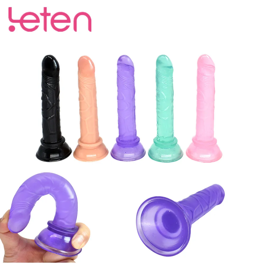 Эротический мягкий Желейный фаллоимитатор Анальная пробка реалистичный без