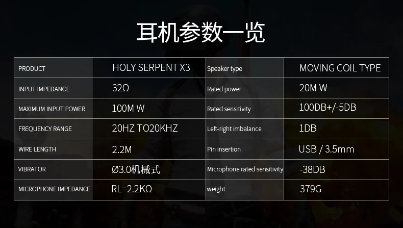 HOLY SERPENT X3 игровая гарнитура 7,1 канальный E-sports наушники активные шумоподавления наушники с микрофоном Проводная гарнитура