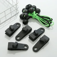 backpack accessories walking stick carabiner bungee cord black ball bungee tarp clips tent fasteners clips holder
