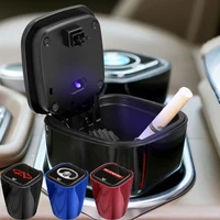 car ashtray led light garbage storage cup container cigar ashtray for 718 boxster cayman panamera cayenne macan car accessories