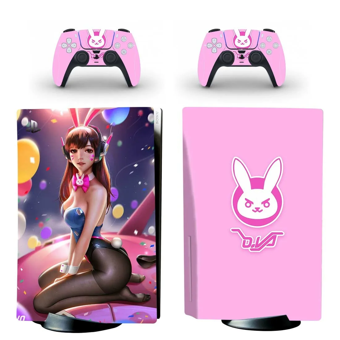

Наклейка игровая DVA PS5 для консоли PlayStation 5 и 2 контроллера PS5