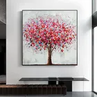 Современная Абстрактная Красочная картина маслом на дереве художественная живопись плакаты и принты семейная гостиная настенная Картина на холсте