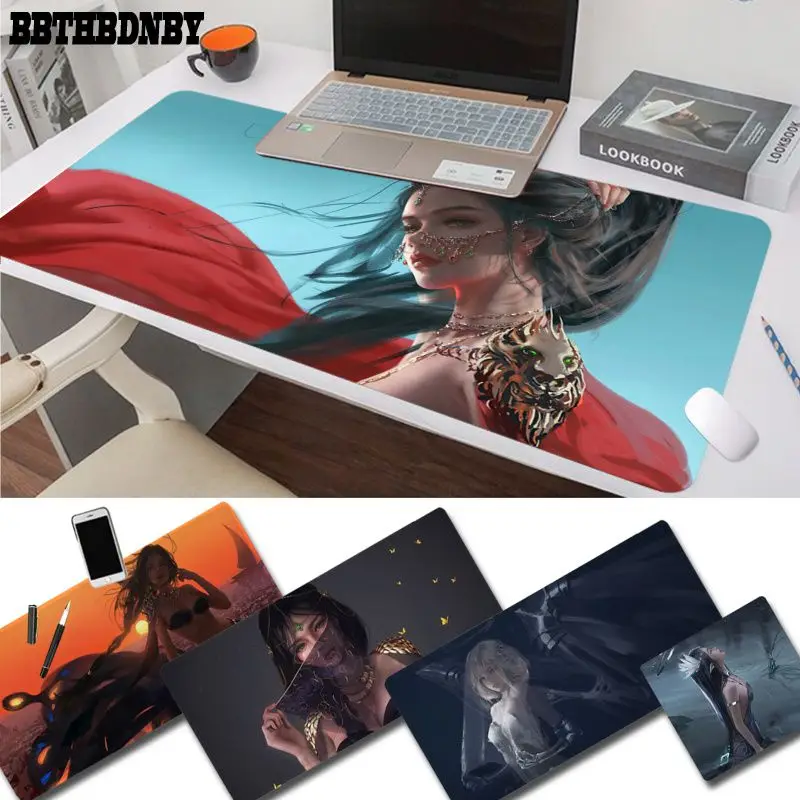 

FHNBLJ Wlop Piano Simple Design Durable Rubber Mouse Mat Pad Size for Deak Mat for overwatch/cs go/world of warcraft