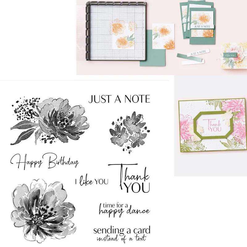 Металлические Вырубные штампы и прозрачные для скрапбукинга украшение сделай