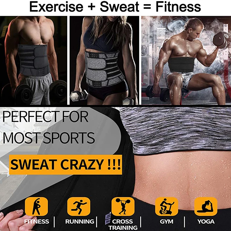 

Women Neoprene Sauna Waist Trainer Corset Sweat Belt for Weight Loss Compression Trimmer Workout Fitness Shapewear