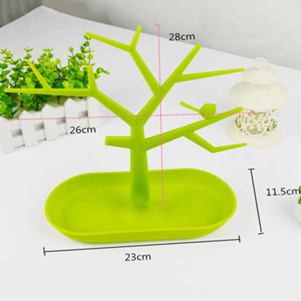 Деревянная пластиковая стойка для ювелирных изделий колье браслет серьги