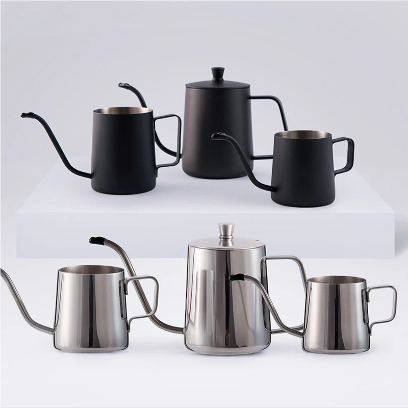 Кофейник GG50kf с одной чашкой черный Современный портативный кофейный чайник