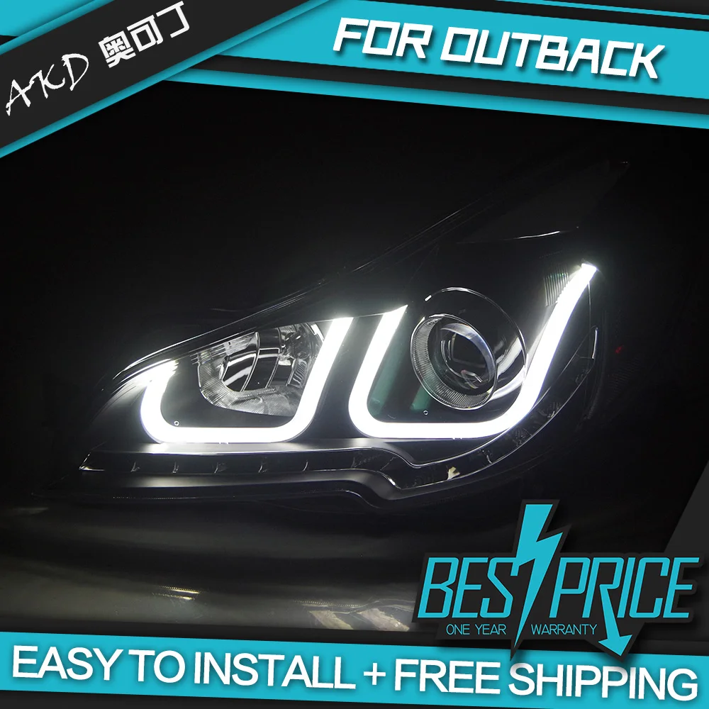 АКД автомобилей Стайлинг фар для Sabaru Outback Legacy фары светодиодный ходовые огни