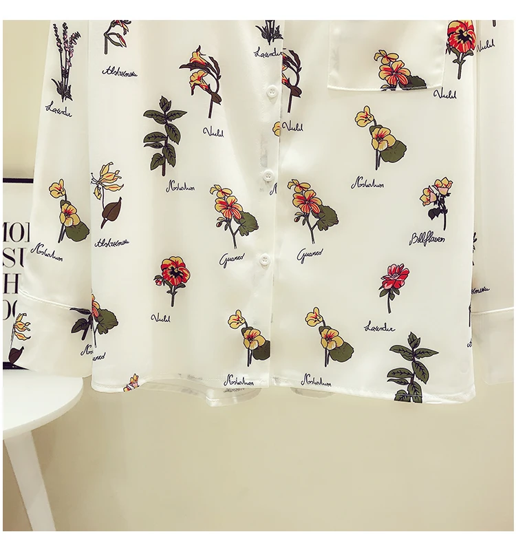 

2021 Spring Autumn Retro Hong Kong Style Unique Women Shirt Fashionable Office Lady Chiffon Long-Sleeved Elegant Blouse Top