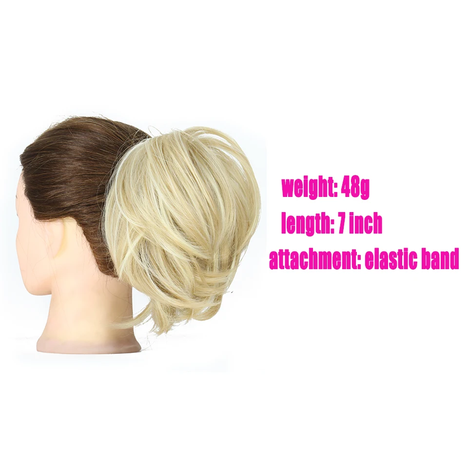 Синтетический грязный Джамбо высокий слоеный updo Волосы Резинки банты женские