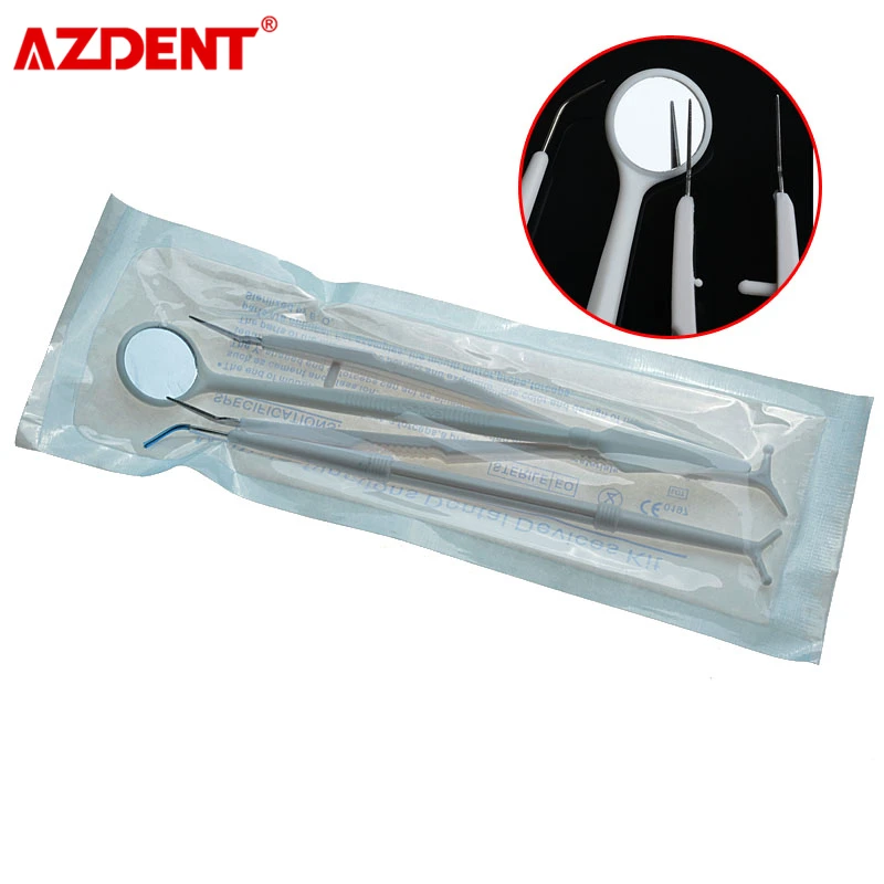 10 Наборы стоматологический одноразовый стоматологическое зеркало щипцы зонд