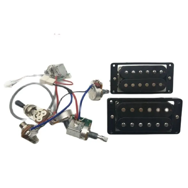 

Звукосниматель гитары Gibson LP Black Alnico 5, звукосниматель хамбакера с жгутом проводов, 4 кабеля, Сделано в Корее