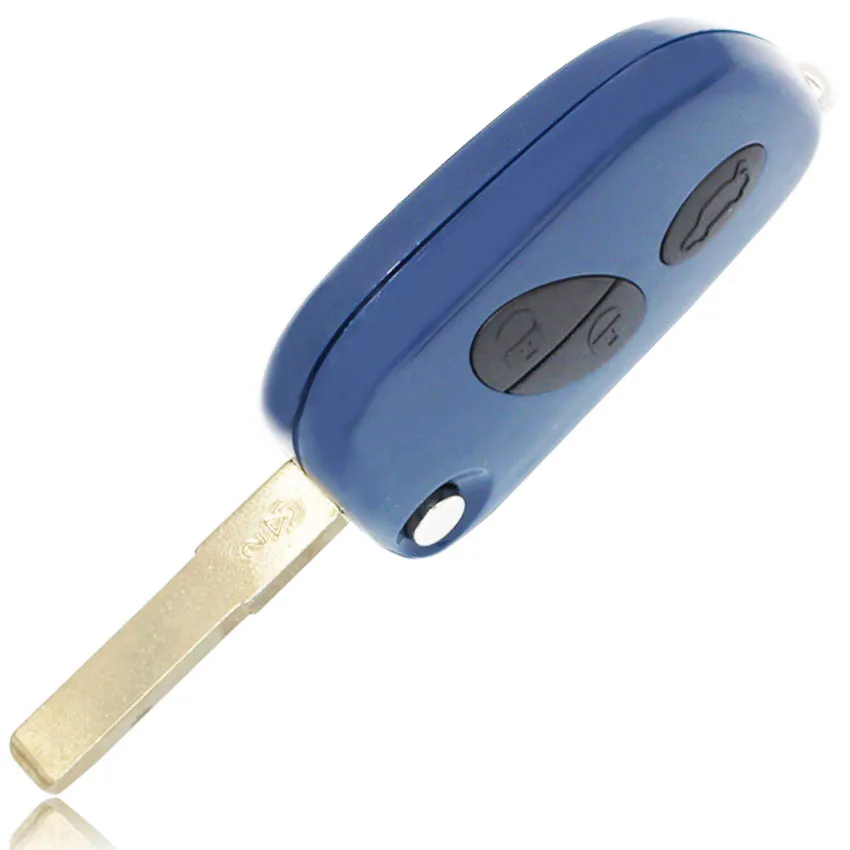 3 кнопки Смарт флип складной ключ пустой брелок чехол для ключа дистанционного