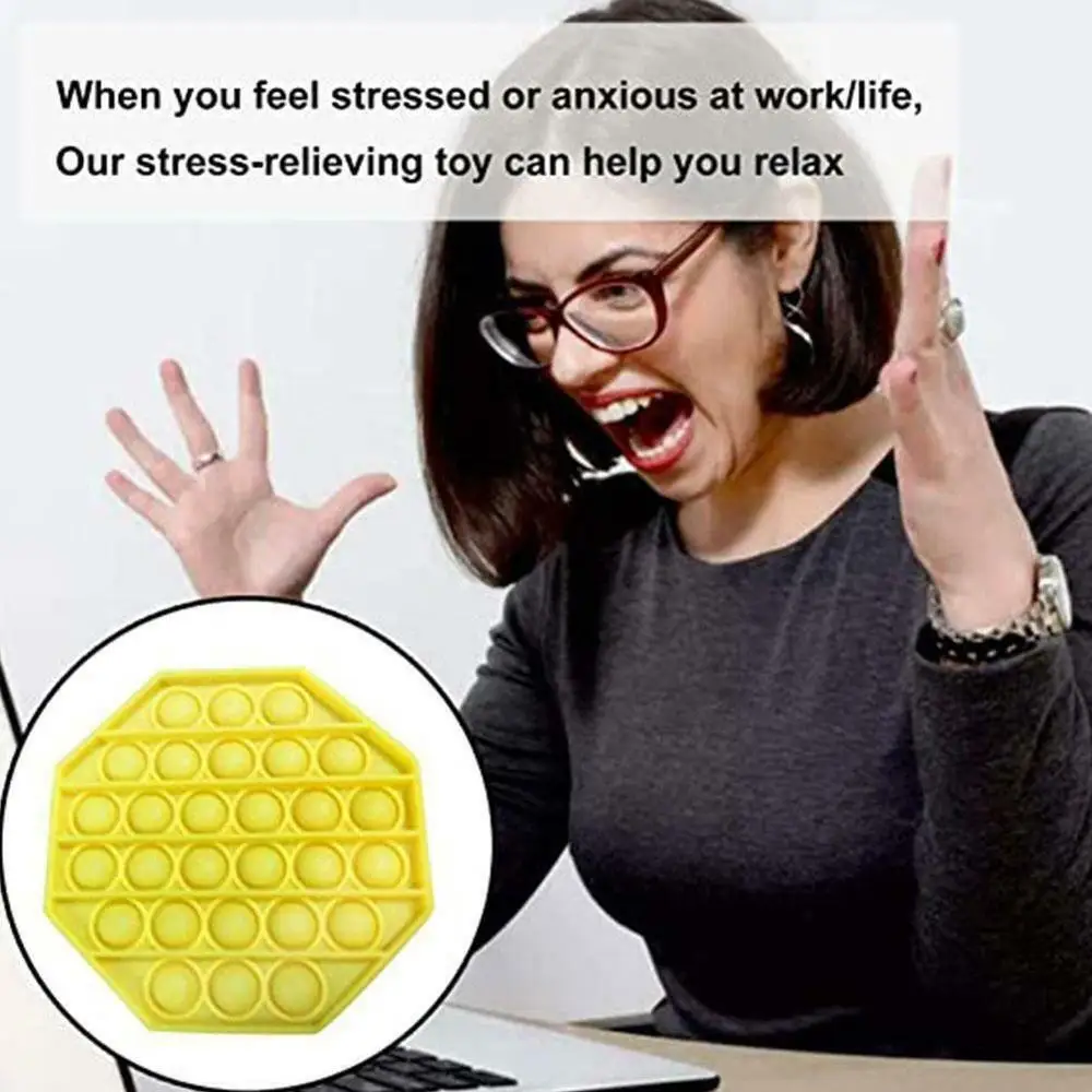 2020 Горячая антистресс игрушки пуш-ап поп-пузырь сенсорная Непоседа игрушка для