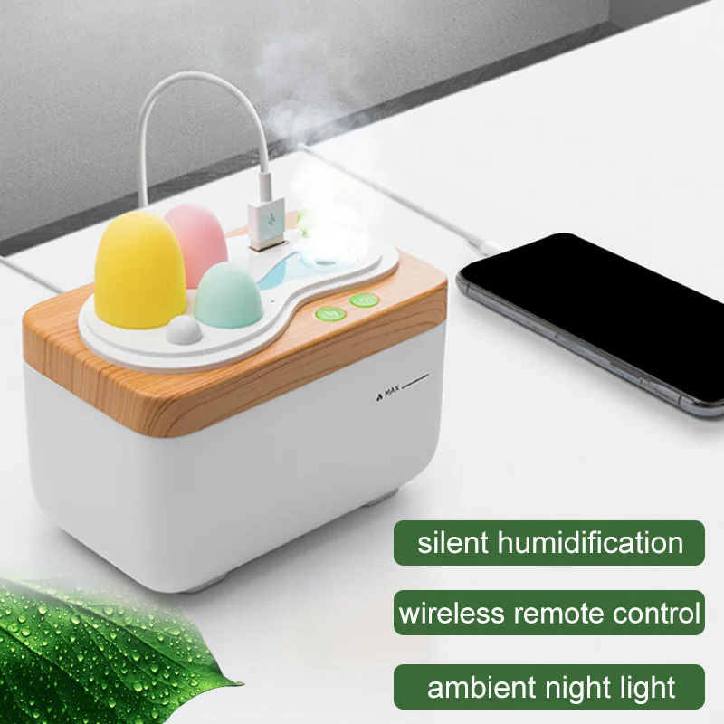 Night Light Humidifier Aroma Diffuser Romantic Creative 420ML ABS for Ultrasonic Ionizer Indoor Car Atomizer | Бытовая техника
