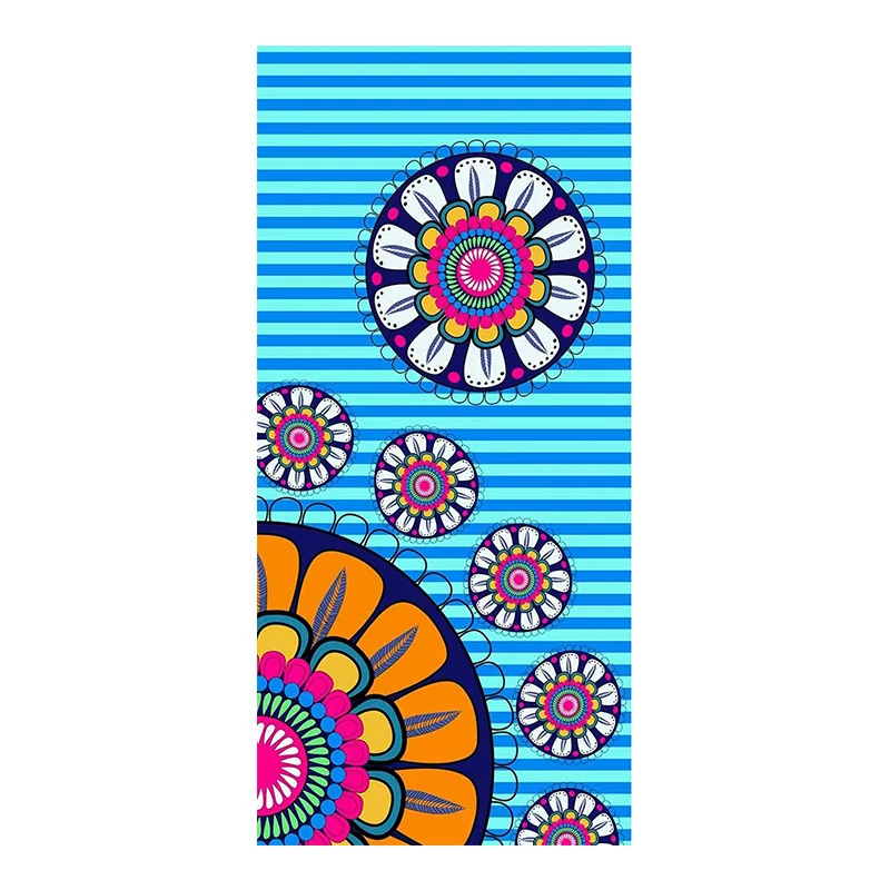 Новые модные цветы микрофибра банные полотенца платок мягкая шаль пляжное