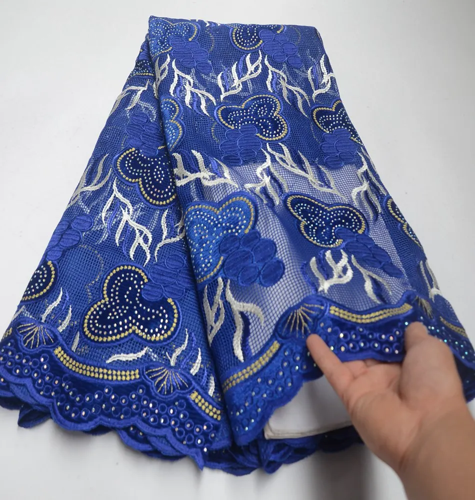 Африканская бархатная кружевная ткань 2019 нигерийские кружевные ткани с вышивкой