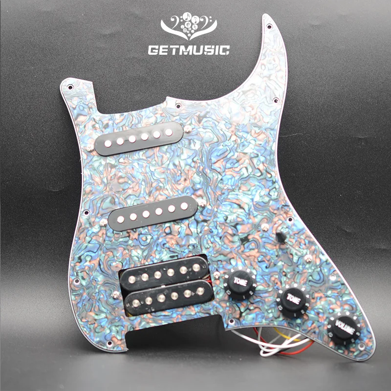 Electric Guitar Loaded Pickguard Scratch Plate for Fender Strat Parts 3 Ply SSS Multi Colour | Спорт и развлечения