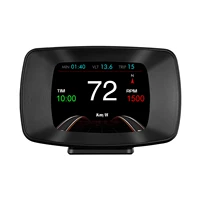 universal head up display speedometer multiple function customized system driving tool lcd overspeed alarm car speed friendly