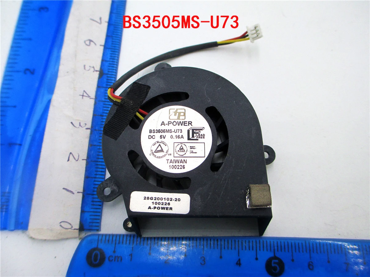 Охлаждающий вентилятор для A Power BS3505HS U97 13B050 FA5010 BS3505MS U73 28G200102 20 U74 28G200100 50 DC 5V 3pin|cpu