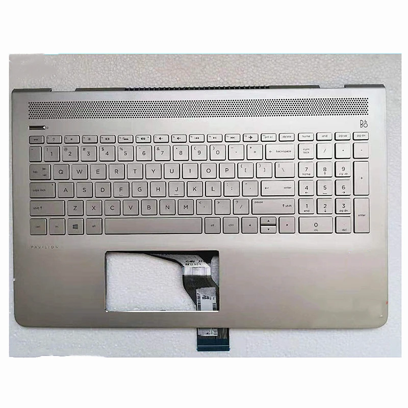 95% новая верхняя крышка корпуса клавиатуры для hp Pavilion 15-CC TPN-Q191 857799-001 | Компьютеры и