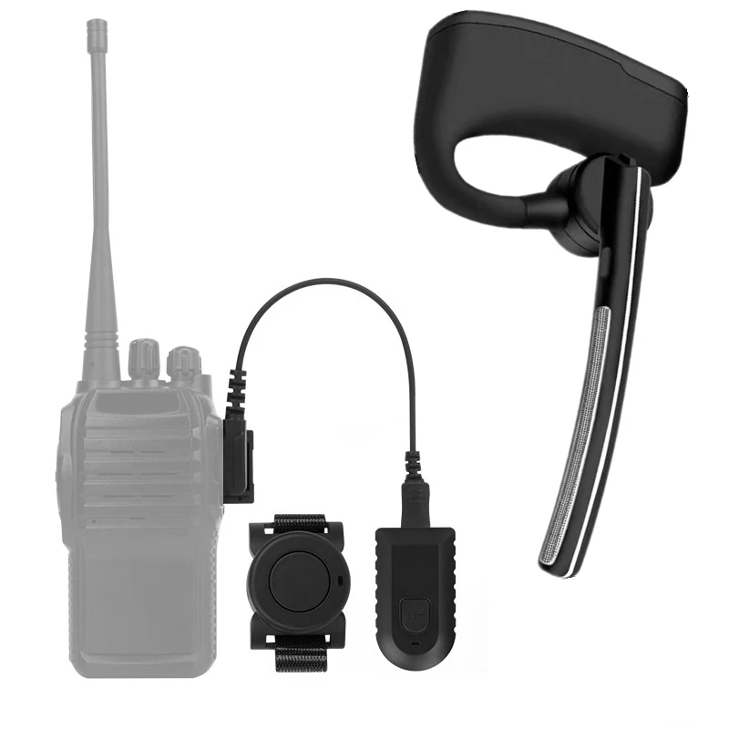 Baofeng Walkie Talkie bluetooth-гарнитура беспроводные наушники с микрофоном двухстороннее