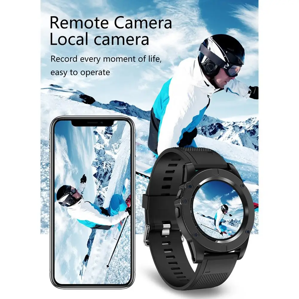 F18 Смарт-часы мобильный телефон круглый экран Bluetooth Вставка карты спортивный шаг