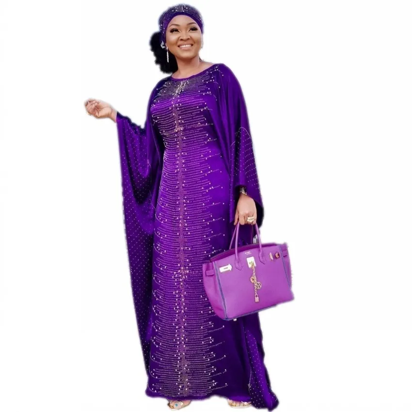 Afrikaanse Jurken Voor vrouwen 2019 Moslim Lange платье макси режим abaya Jurk Lady Bijpassende Hoofddoek|Женские