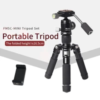 portable tripod lightweight travel stand desktop video mini tripod with 360degree ball head tripod for phone tripod for camera