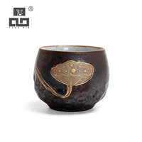 tangpin ceramic tea cup lotus puer teacups porcelain chinese kung fu cup drinkware 130ml