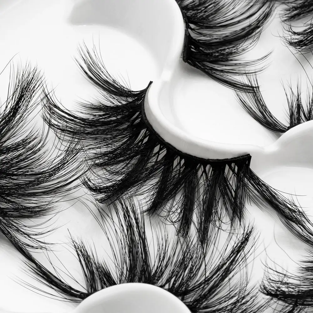 8 пар 3D норковых накладных ресниц натуральные драматические пушистые накладные