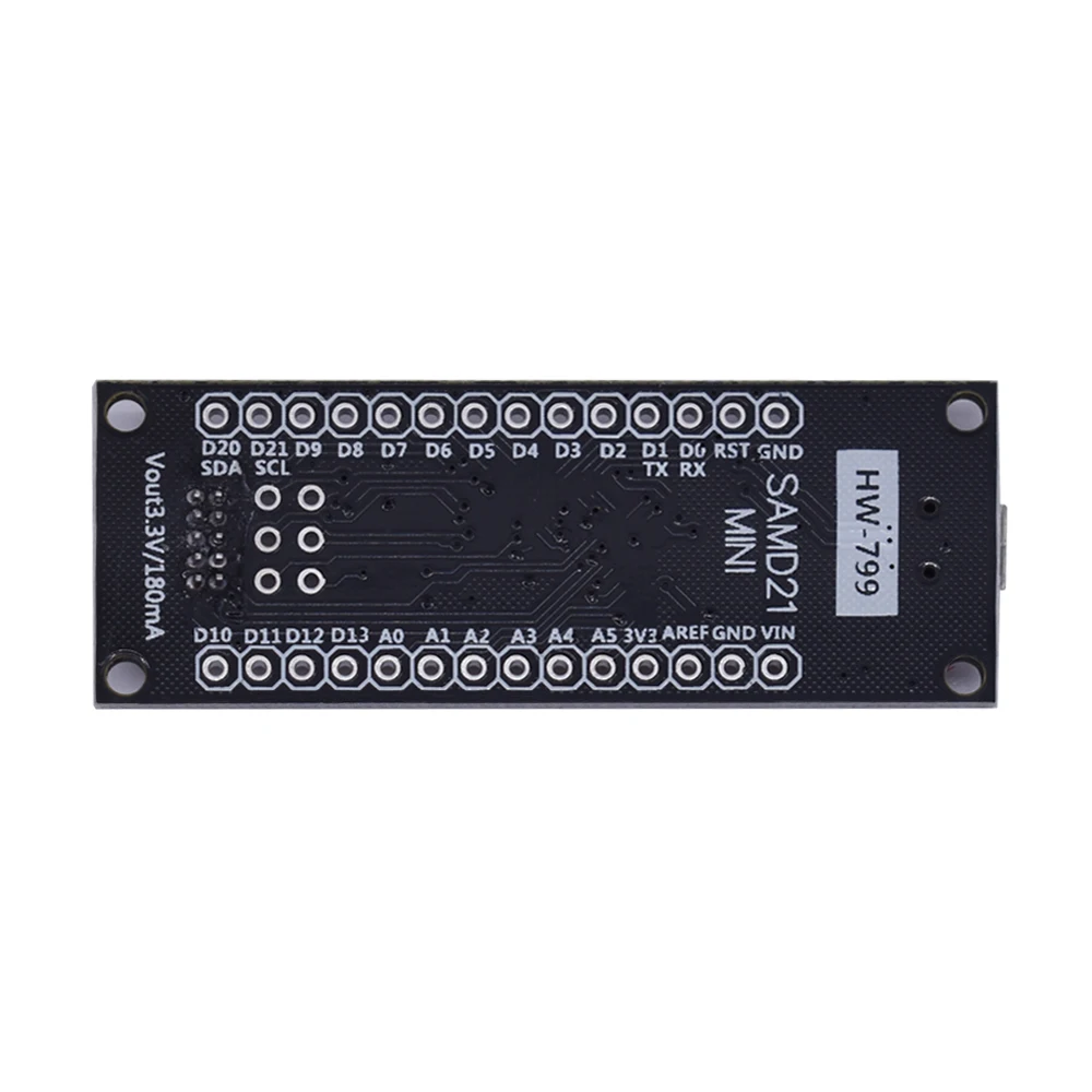 SAMD21 M0-Mini. 32-битный ARM Cortex M0 core. Шпильки распаянные. Совместимость с Arduino Zero M0. Форма