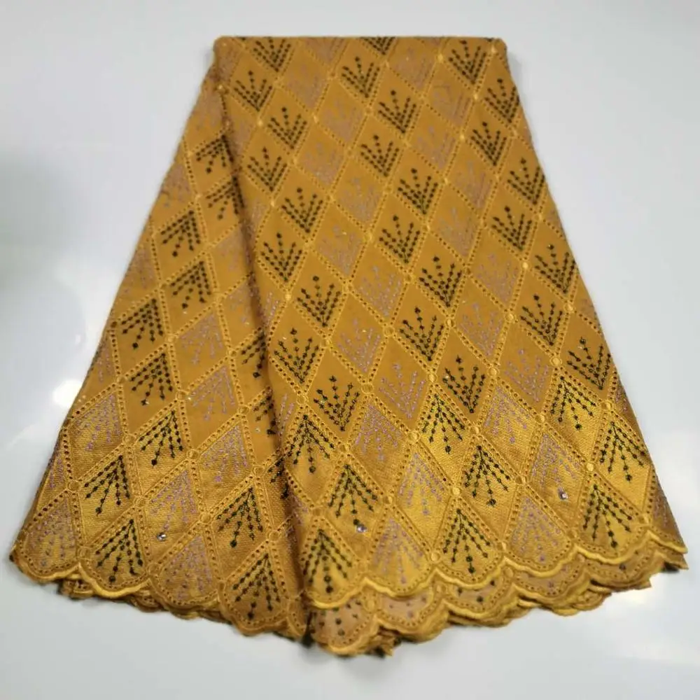 Высококачественная швейцарская вуаль кружево в Швейцарии Африканское хлопковое